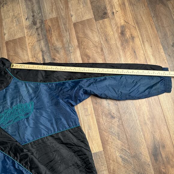 Miami Dolphins Windbreaker Jacket Men's XL Athletic‎ Embroidered Football - Picture 9 of 9